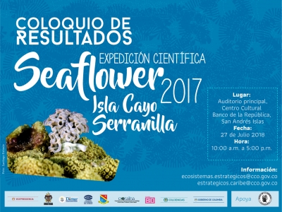 Coloquio de Resultados de la Expedición Científica Seaflower 2017, Isla Cayo Serranilla